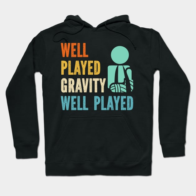 Well Played Gravity Well Played Hoodie by SimonL